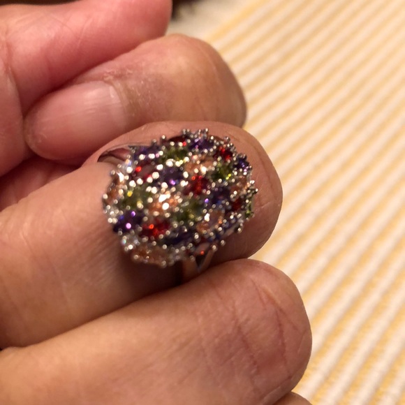 925 Multicolored Ring - Picture 4 of 6